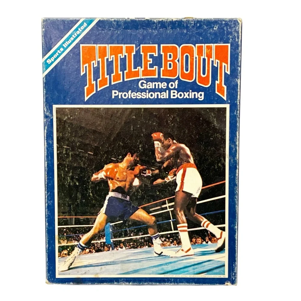 Title Bout Boxing Game Avalon Hill Sports Illustrated 1979 Ali Louis Foreman